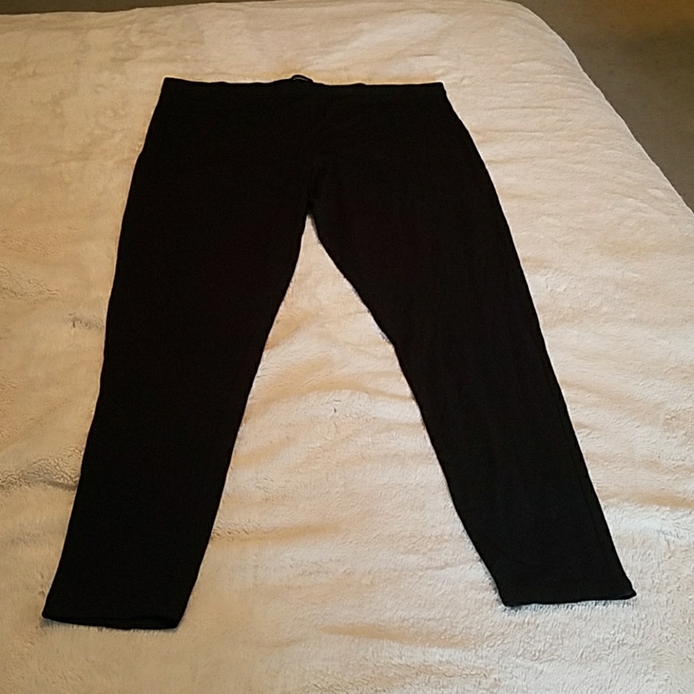 Atmosphere Black Cotton Leggings Size 16